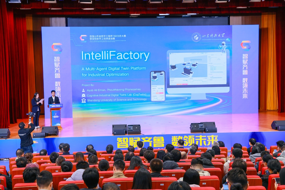 Emon and Phonesamay Won the 1st Prize at the Shandong Innovation & International Engineers Competition